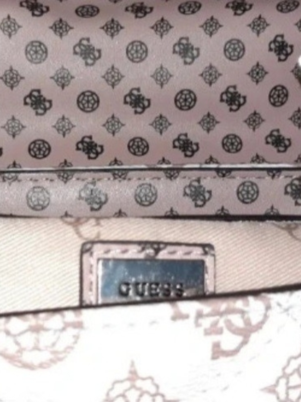 GUESS PG767921 Cessily Mocha Convertible Crossbody Bag EUC - Picture 8 of 16